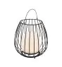 Nordlux Bordslampa Jim To-Go Portable Batteri Metall Svart 3W 300lm - 827 Extra Varm Vit | 3-Stegs Dimbar 