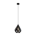 Eglo Pendellampa Carlton 5 Stål Svart | IP20 - Passande för 1x E27 
